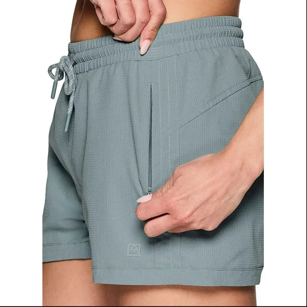 Avalanche Riverbank Ripstop Short Womens Size Small Light Blue Shorts Hiking - Picture 9 of 11